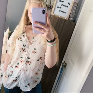 SIENNA SKY floral blouse